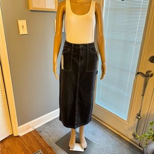Love, Fire Black Denim Skirt‎ SZ 3 NWT